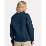 JERZEES - Unisex Rugged Crewneck Sweatshirt - C12MR - Washed Navy