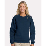 JERZEES - Unisex Rugged Crewneck Sweatshirt - C12MR - Washed Navy