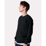 JERZEES - Unisex Ultimate CVC Crewneck Sweatshirt - IC48MR - Black Ink