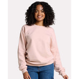 JERZEES - Unisex Ultimate CVC Crewneck Sweatshirt - IC48MR - Blush Pink