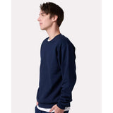 JERZEES - Unisex Ultimate CVC Crewneck Sweatshirt - IC48MR - J. Navy