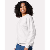 JERZEES - Unisex Ultimate CVC Crewneck Sweatshirt - IC48MR - White