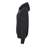 JERZEES - Unisex Ultimate CVC Hooded Sweatshirt - IC49MR - Black Ink Heather