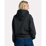 JERZEES - Unisex Ultimate CVC Hooded Sweatshirt - IC49MR - Black Ink Heather