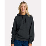 JERZEES - Unisex Ultimate CVC Hooded Sweatshirt - IC49MR - Black Ink Heather