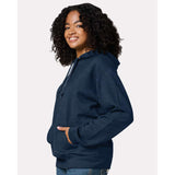 JERZEES - Unisex Ultimate CVC Hooded Sweatshirt - IC49MR - Indigo Heather