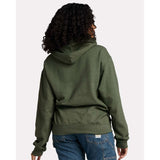 JERZEES - Unisex Ultimate CVC Hooded Sweatshirt - IC49MR - Military Green Heather
