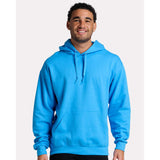 JERZEES - Unisex Ultimate CVC Hooded Sweatshirt - IC49MR - Soul Blue Heather