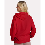 JERZEES - Unisex Ultimate CVC Hooded Sweatshirt - IC49MR - True Red