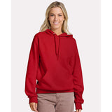 JERZEES - Unisex Ultimate CVC Hooded Sweatshirt - IC49MR - True Red