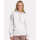 JERZEES - Unisex Ultimate CVC Hooded Sweatshirt - IC49MR - White