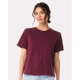 BELLA + CANVAS - Women's 6 oz Heavyweight Tee - 6110 - Maroon