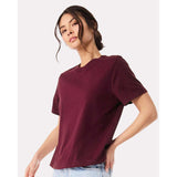 BELLA + CANVAS - Women's 6 oz Heavyweight Tee - 6110 - Maroon