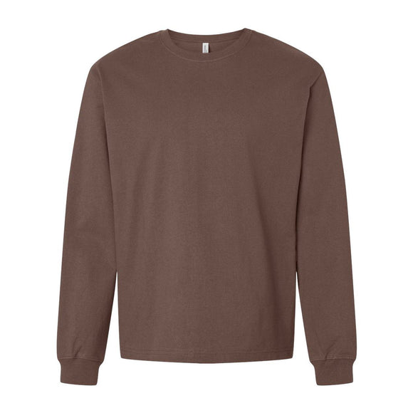 BELLA + CANVAS - Unisex 7.5 oz Heavyweight Long Sleeve Tee - 4651 - Cocoa
