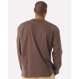 BELLA + CANVAS - Unisex 7.5 oz Heavyweight Long Sleeve Tee - 4651 - Cocoa