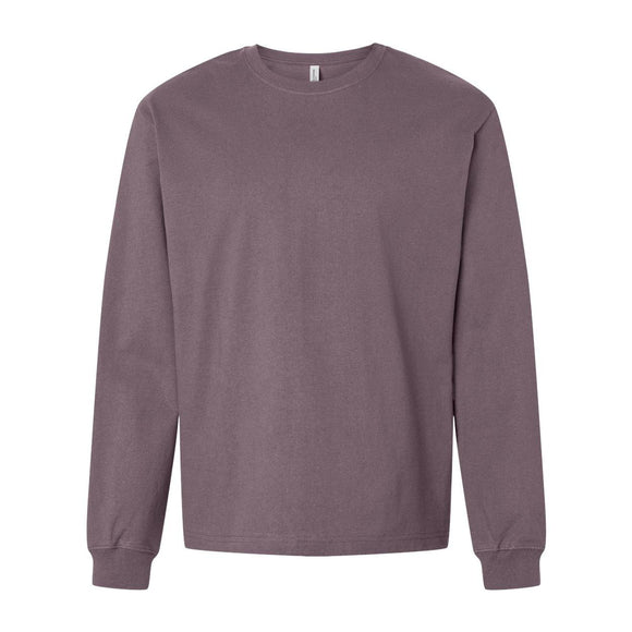 BELLA + CANVAS - Unisex 7.5 oz Heavyweight Long Sleeve Tee - 4651 - Purple Storm