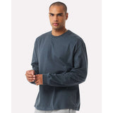 BELLA + CANVAS - Unisex 7.5 oz Heavyweight Long Sleeve Tee - 4651 - Vintage Navy