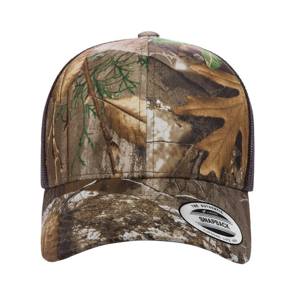 YP Classics - Retro Trucker Cap - 6606 - Realtree Edge/ Brown