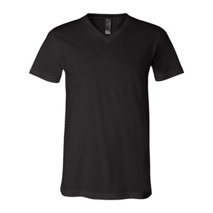 BELLA + CANVAS - Jersey V-Neck Tee - 3005 - Black