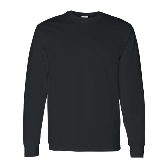 Gildan - Unisex Heavy Cotton™ Long Sleeve T-Shirt - 5400 - Black