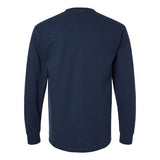 Gildan - Unisex Ultra Cotton® Long Sleeve Pocket T-Shirt - 2410 - Navy