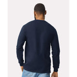 Gildan - Unisex Ultra Cotton® Long Sleeve Pocket T-Shirt - 2410 - Navy