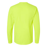 Gildan - Unisex Ultra Cotton® Long Sleeve Pocket T-Shirt - 2410 - Safety Green
