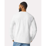 Gildan - Ultra Cotton® Long Sleeve Pocket T-Shirt - 2410 - White