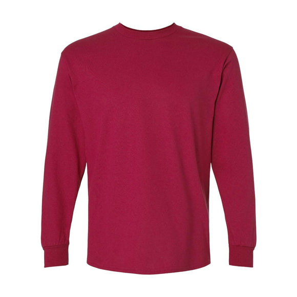 Gildan - Ultra Cotton® Long Sleeve T-Shirt - 2400 - Cardinal Red