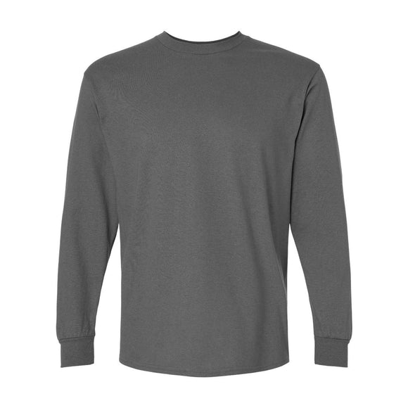 Gildan - Unisex Ultra Cotton® Long Sleeve T-Shirt - 2400 - Charcoal