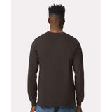 Gildan - Unisex Ultra Cotton® Long Sleeve T-Shirt - 2400 - Dark Chocolate