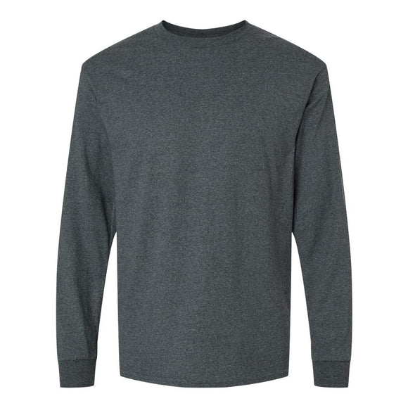 Gildan - Unisex Ultra Cotton® Long Sleeve T-Shirt - 2400 - Dark Heather