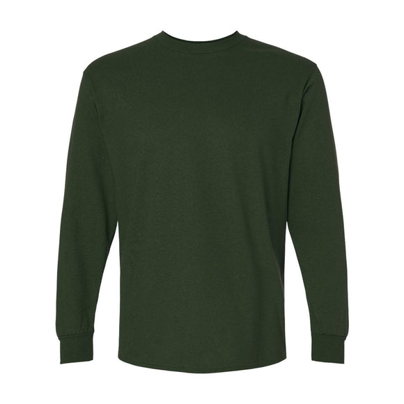 Gildan - Ultra Cotton® Long Sleeve T-Shirt - 2400 - Forest Green