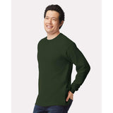 Gildan - Unisex Ultra Cotton® Long Sleeve T-Shirt - 2400 - Forest Green
