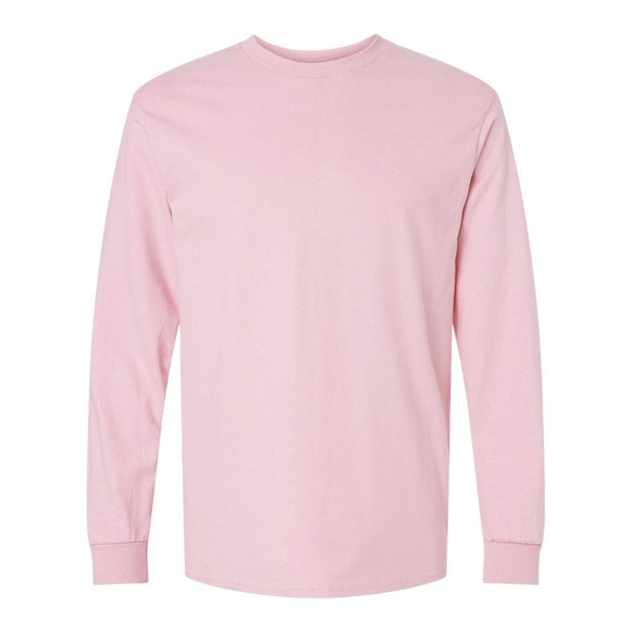 Gildan - Unisex Ultra Cotton® Long Sleeve T-Shirt - 2400 - Light Pink