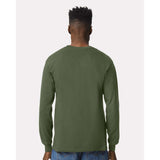 Gildan - Unisex Ultra Cotton® Long Sleeve T-Shirt - 2400 - Military Green