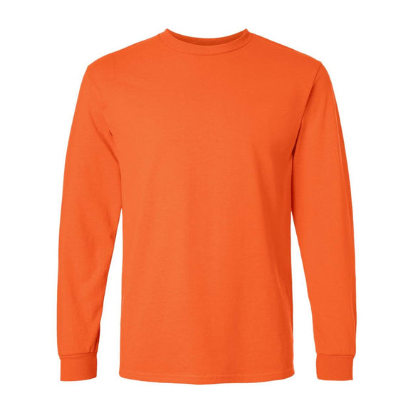 Gildan - Unisex Ultra Cotton® Long Sleeve T-Shirt - 2400 - Orange