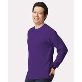 Gildan - Unisex Ultra Cotton® Long Sleeve T-Shirt - 2400 - Purple
