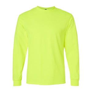 Gildan - Ultra Cotton® Long Sleeve T-Shirt - 2400 - Safety Green