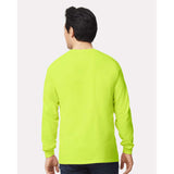 Gildan - Unisex Ultra Cotton® Long Sleeve T-Shirt - 2400 - Safety Green