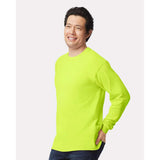 Gildan - Unisex Ultra Cotton® Long Sleeve T-Shirt - 2400 - Safety Green