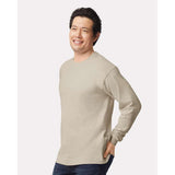 Gildan - Unisex Ultra Cotton® Long Sleeve T-Shirt - 2400 - Sand