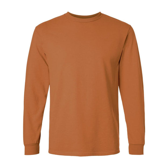 Gildan - Unisex Ultra Cotton® Long Sleeve T-Shirt - 2400 - Texas Orange