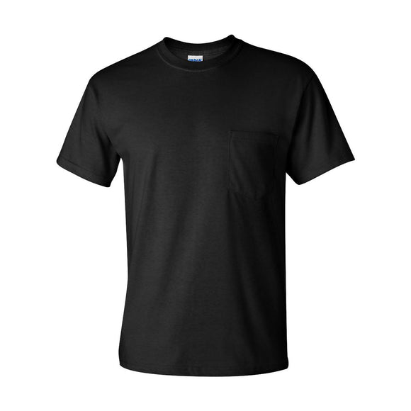 2300 Gildan Ultra Cotton® Pocket T-Shirt Black