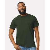 Gildan - Unisex Ultra Cotton® Pocket T-Shirt - 2300 - Forest Green