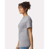 Gildan - Unisex Ultra Cotton® Pocket T-Shirt - 2300 - Sport Grey