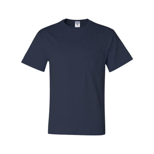 JERZEES - Dri-Power® 50/50 Pocket T-Shirt - 29MPR - J. Navy