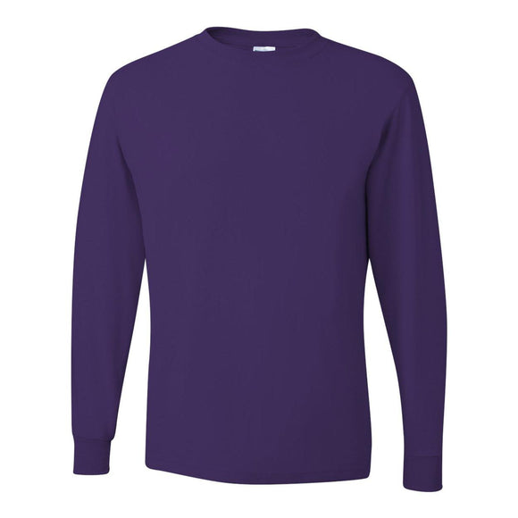 JERZEES - Dri-Power® Long Sleeve 50/50 T-Shirt - 29LSR - Deep Purple