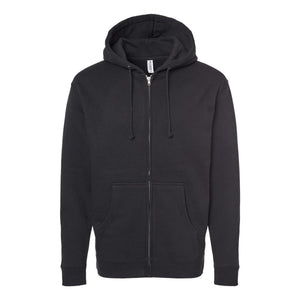 Independent Trading Co. - Heavyweight Full-Zip Hooded Sweatshirt - IND4000Z - Black