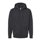 Independent Trading Co. - Heavyweight Full-Zip Hooded Sweatshirt - IND4000Z - Charcoal Heather